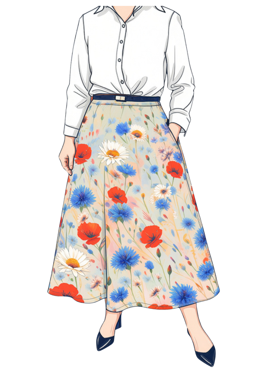 Kopie návrhu sukně Celine